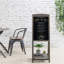 Chalkboard Sign With Bottom Shelf