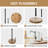 Kitchen Acacia Wood Paper Towel Holder