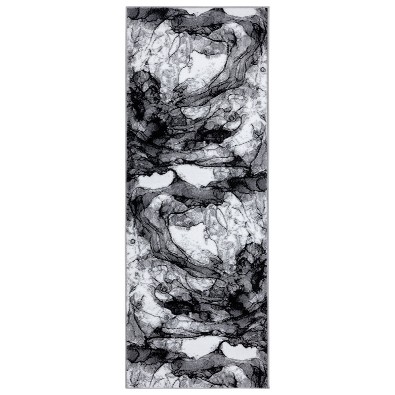 Devola Abstract Indoor Rug, Runner 2'2" x 7'8"