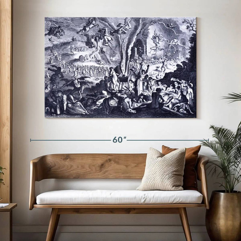 Kelan Witches Sabbath, 34" H x 51" W