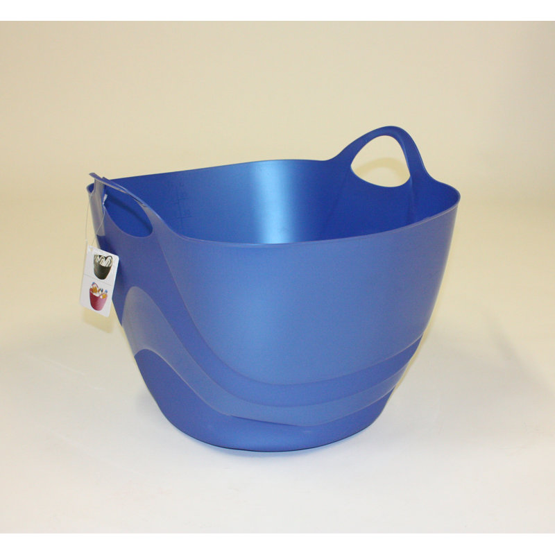 Laundry Basket with Handles, Bleu