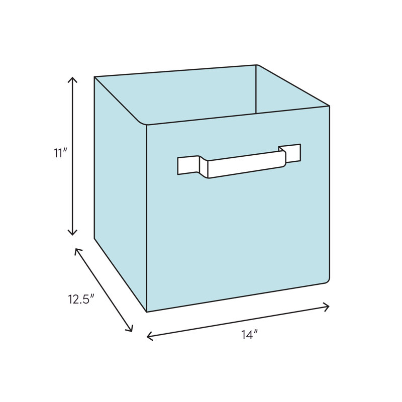 Caisse de rangement solide pour enfant, Gris