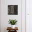 Key box for home, Opens to the left, 30x30x5, White, Marble structure in black and white, 