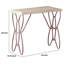 Chevet de style papillon en bois et métal Ceasar