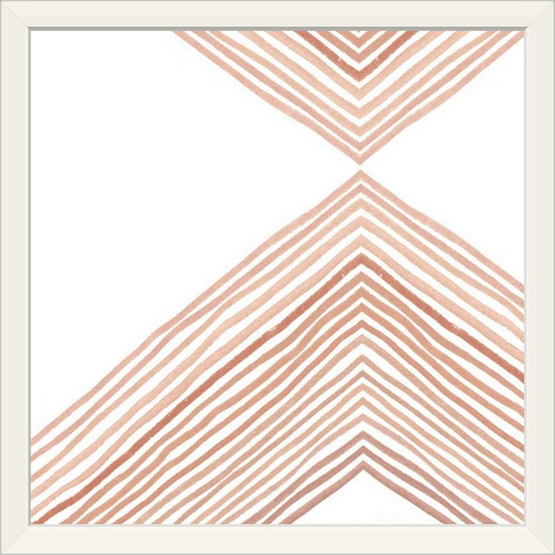 Novogratz’pêche flèche ii', reproduction d’art encadrée, H 27 po x l 27 po x P 1 po, Cadre blanc