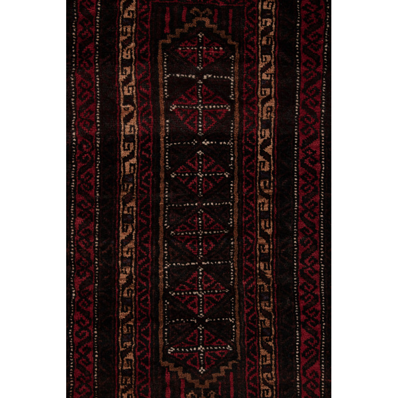 Antique One-of-a-Kind 1'9X3'1 Hand Knotted Area Rug