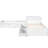 Twin L-Shaped Platform Bed In White With Trundle, Drawers & Desk - Modern Design And Dependable Construction-312916933