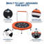 Mini trampoline pliable pour enfants, trampoline d'intérieur pour tout-petits de 36 pouces avec guidon réglable - Rebondisseur d'exercice de 3 pieds pour jouer à l'intérieur - Orange-133084672