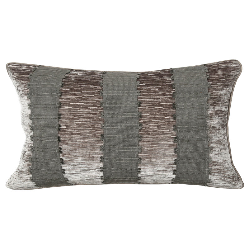 Tassel Tape Lumbar Pillow Cover & Insert, 16" x 30"