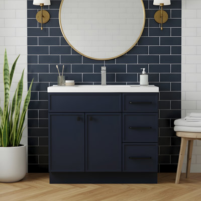 Ensemble de meuble-lavabo simple Manhattan