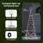  LED Christmas Tree with 390 LEDs 250 cm Iron-1363244563