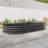 Raised Garden Bed Outdoor,   Oval Large Metal Raised Planter Bed For For Plants, Vegetables, And Flowers - Black-825494171