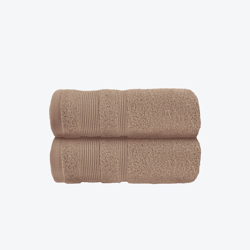 2 Piece Hand Towel Bale, Brown