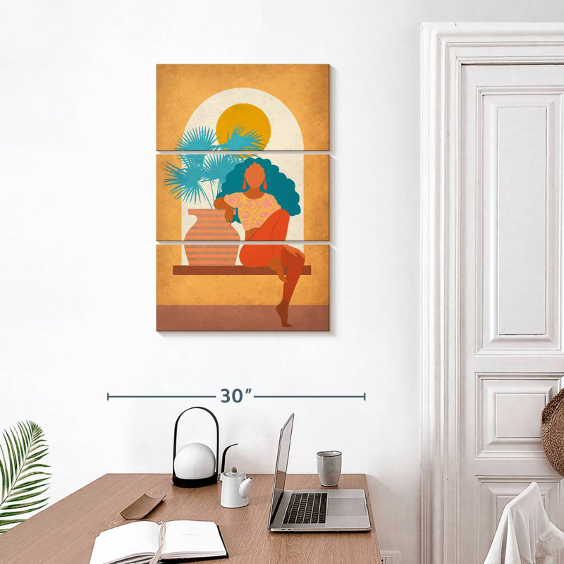 Leisha Boho Posing Beauty, 32" H x 20" W
