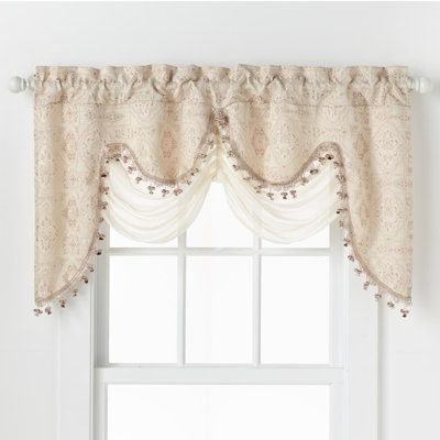 Munsell Damask Swag Window Valance