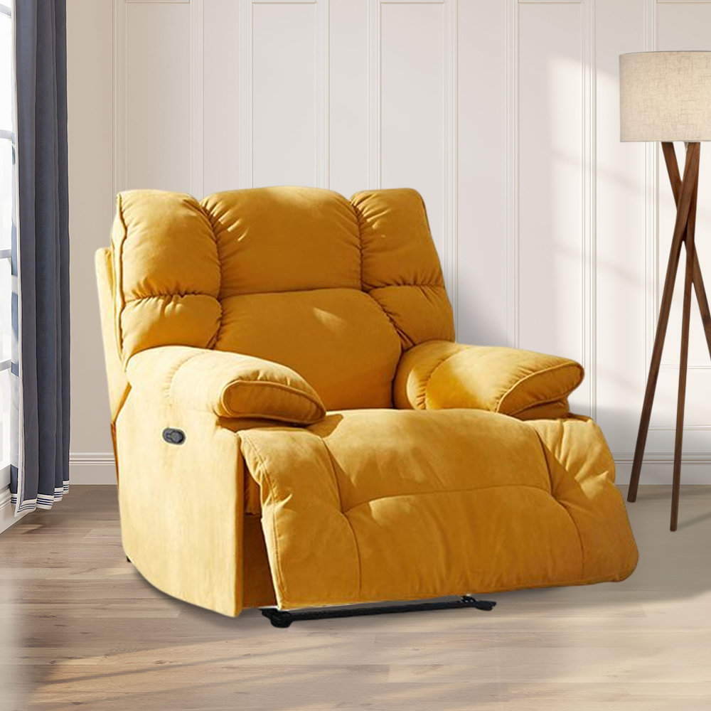 Mustard color 2024 recliner