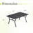 Rectangular Outdoor Patio Dining Table-848571693