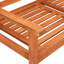 Causeuse d'extérieur avec coussin en bois massif Eucalyptus-1375663679