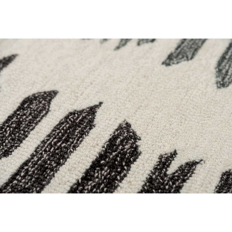 Wool Striped Indoor Rug, Rectangle 5' x 8'