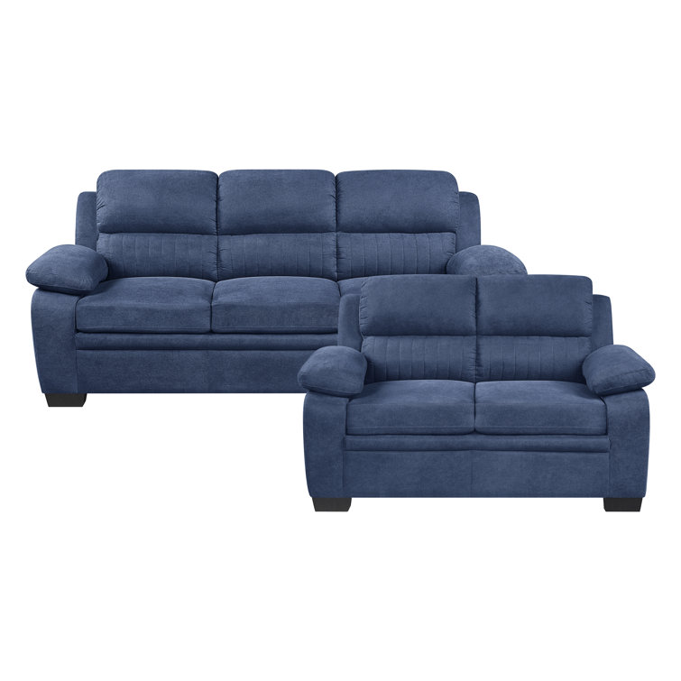 Firdavs 2-Piece Upholstered Pillow Top Arm Living Room Set