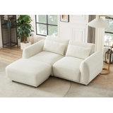 Heimtraud 3 - Piece Corduroy Sectional
