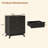 Donati Fluted Nightstand With Charging Station-1270408310
