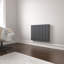 iBathUK Princia Horizontal Double Oval Panel Radiator Angled Valve-624311153-624311156