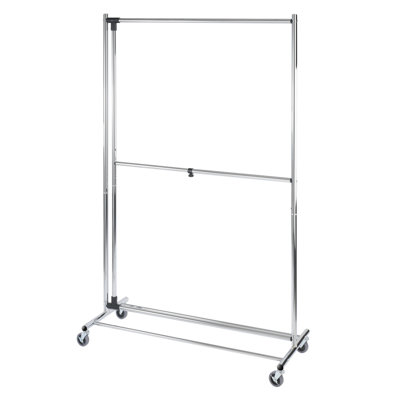 116cm Rolling Clothing Rack