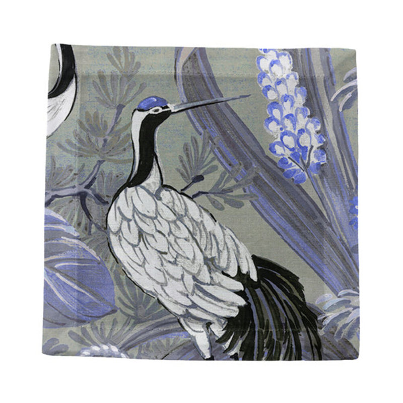 Summer Palace Cotton Sateen Cocktail Napkins, Sybil