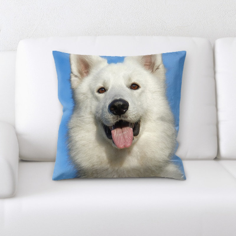Coussin décoratif chien swiss berger