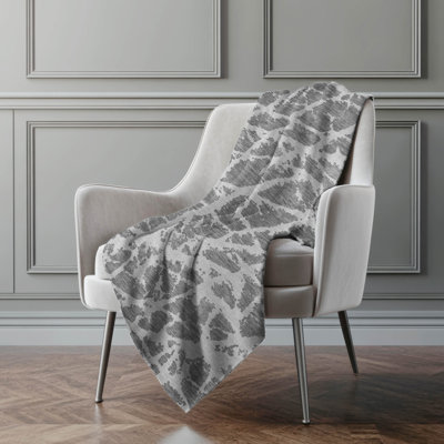 Addison Machine Washable Sherpa Crackle Throw Blanket