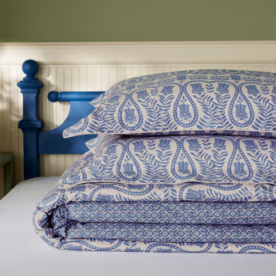 Wandering Indienne Cotton Percale Duvet Cover Set