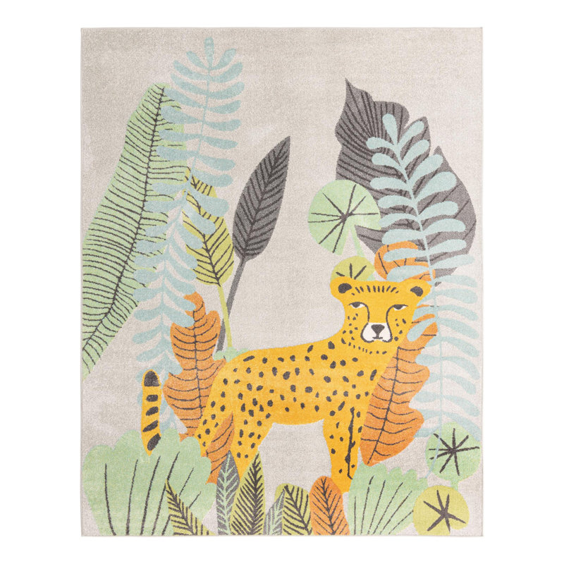 Machine Woven Polypropylene Plastic Rug, Rectangle 7'10" x 10'