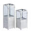 Grande lanterne grise antique en fer-120644837