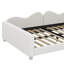 Lit rembourré en tissu sherpa avec dossier en forme de nuage-987434517-987434602