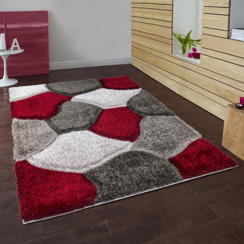 Bartek Geometric Machine Tufted Indoor / Outdoor Area Rug, Rectangle 120 x 170cm
