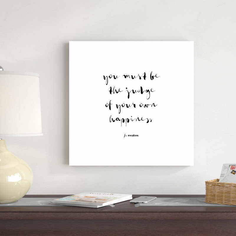 Classic Quotes IV by Jarman Fagalde - Wrapped Canvas Textual Art, 20" H x 20" W