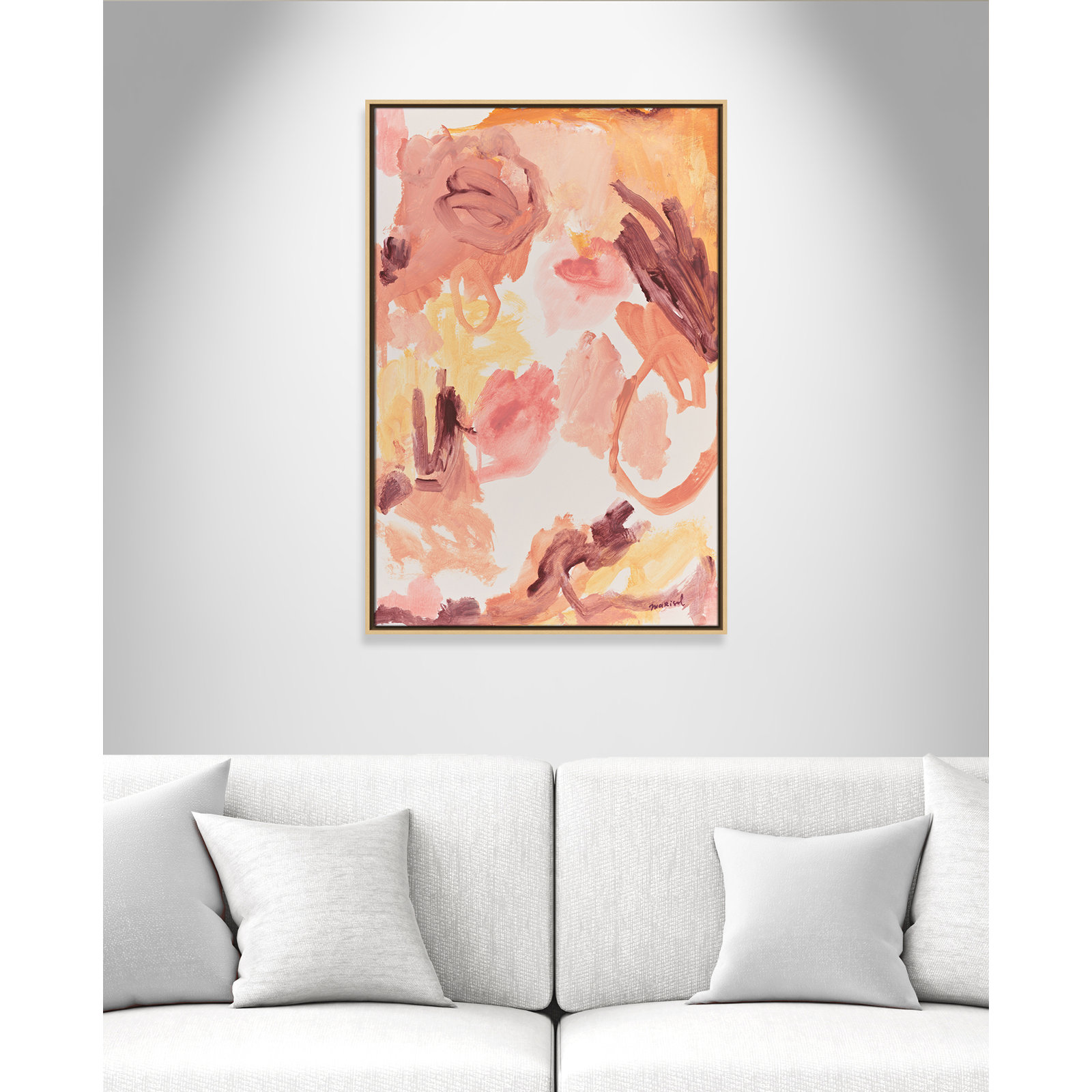 Living In A Dream Print by Marisol Evora, 25.5'' W x 37.5'' H, Natural Floater