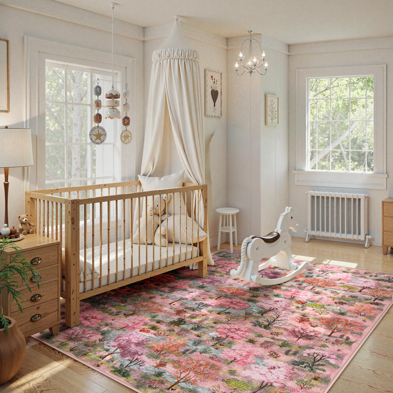 Tapis lavable Kaldi Lohome Forest, Rectangulaire 8 pi x 10 pi