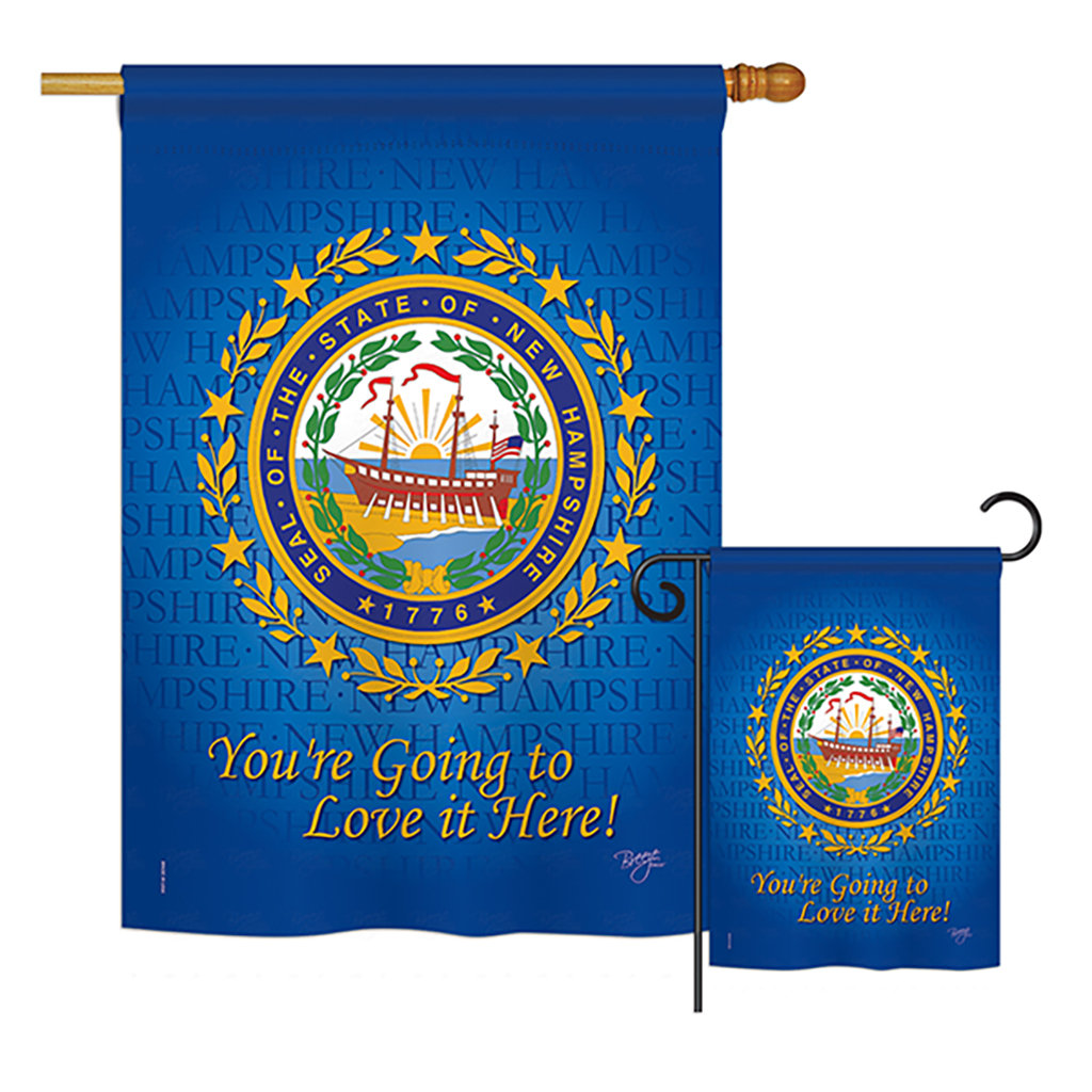 Double Sided Polyester Flag Set Breeze Decor