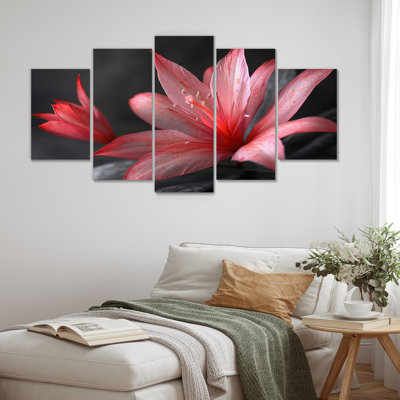 Goulart - Hibiscus Canvas Art Set