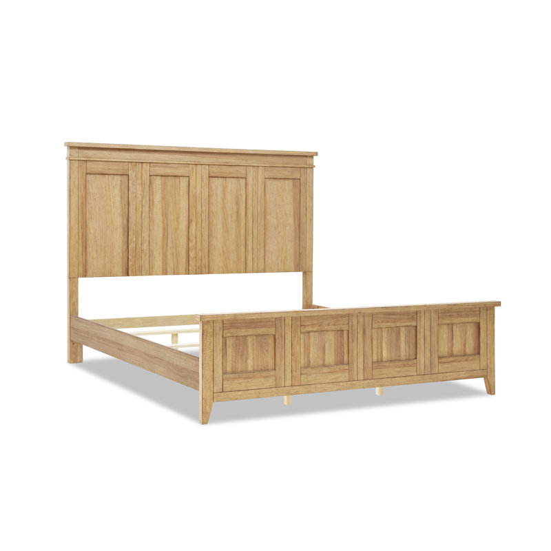 Mya Panel Bed, King, Brown