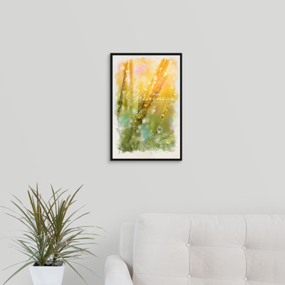 « inspirational poster : excellence », reproduction d’art textuel sur toile