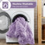 Édredon très grand mauve à motif floral avec attaches décoratives et broderie décontractée, confort douillet, utilisation toutes saisons, matelassage en microfibre lavable à la machine, motif douillet pour une bonne nuit de sommeil-128860320-128860326