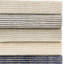 Cut Stripe Ivory Hand Knotted Viscose/Wool Rug-30602220