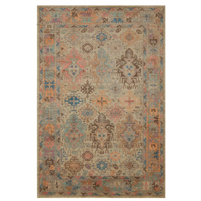 One-of-a-Kind 3'10" X 5'10" Hand Knotted Area Rug
