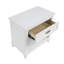 Table de chevet 1pc avec tiroir de rangement et tablette inférieure-1027678698