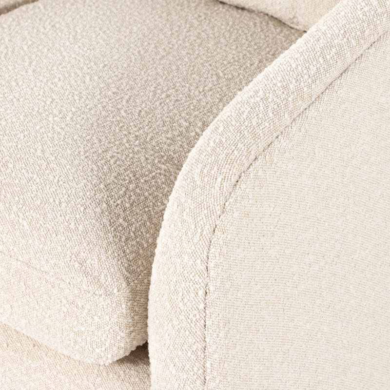 Topanga Swivel Barrel Chair, Knoll Natural Polyester Blend