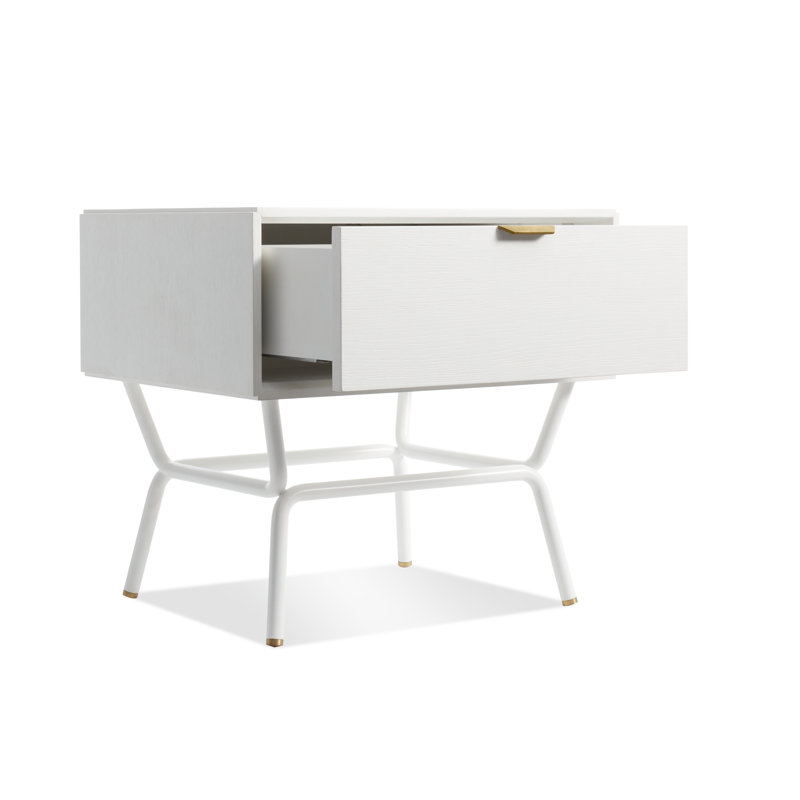 Dang 1 - Drawer Nightstand, White