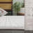 Blondean Temple Bcf/Jute/Latex/Overlock Striped Rug in Ivory/Gray-1034142524